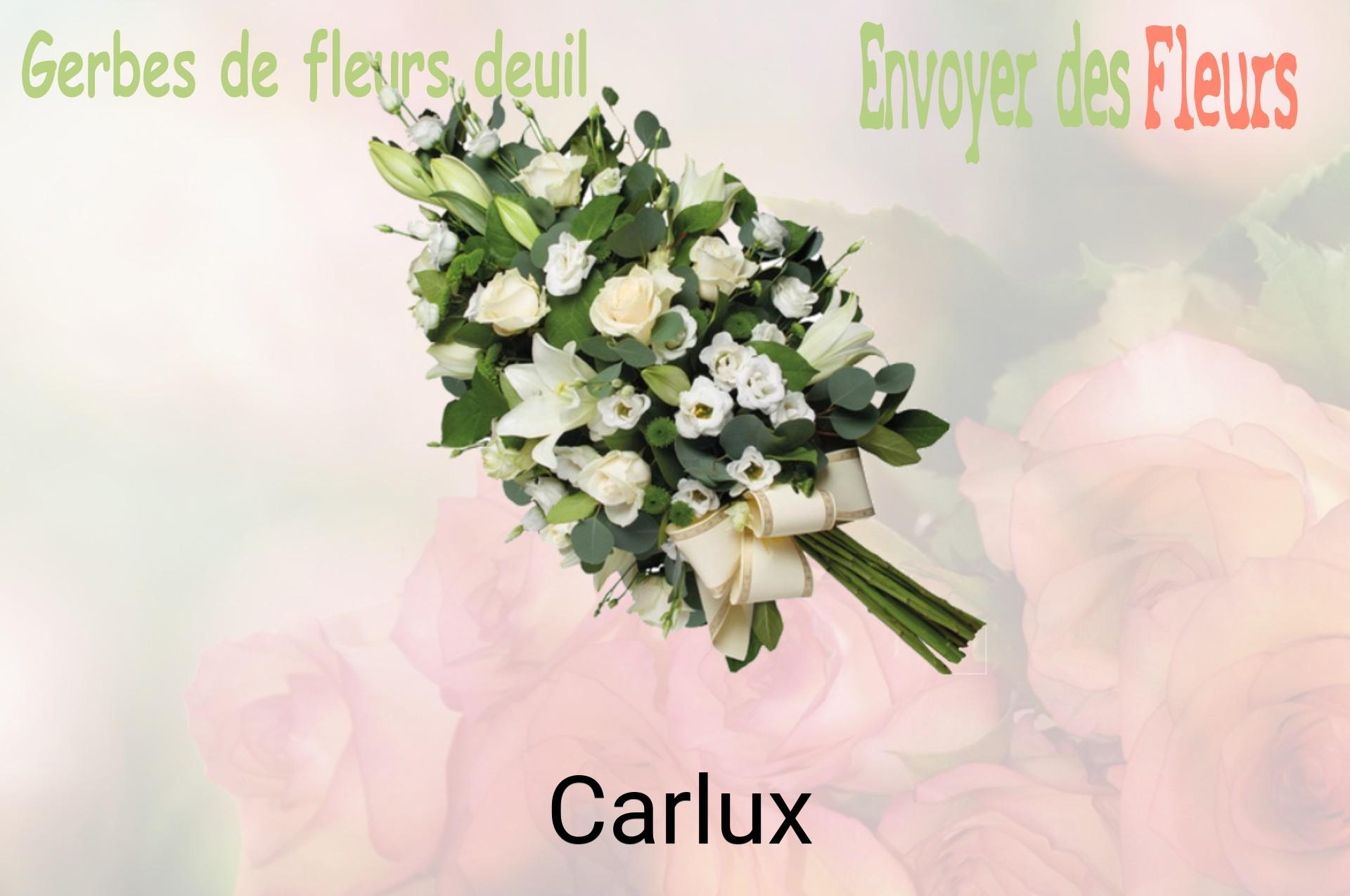 Gerbe de fleurs de deuil livrée à Carlux